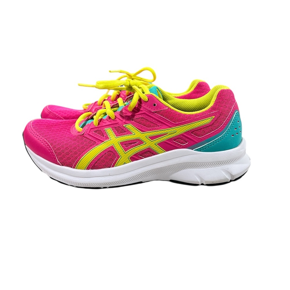 SOLD ASICS Kids Sneakers - Pink, Yellow, and Blue